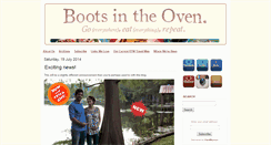 Desktop Screenshot of bootsintheoven.com