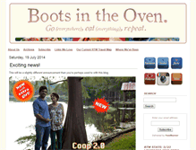 Tablet Screenshot of bootsintheoven.com